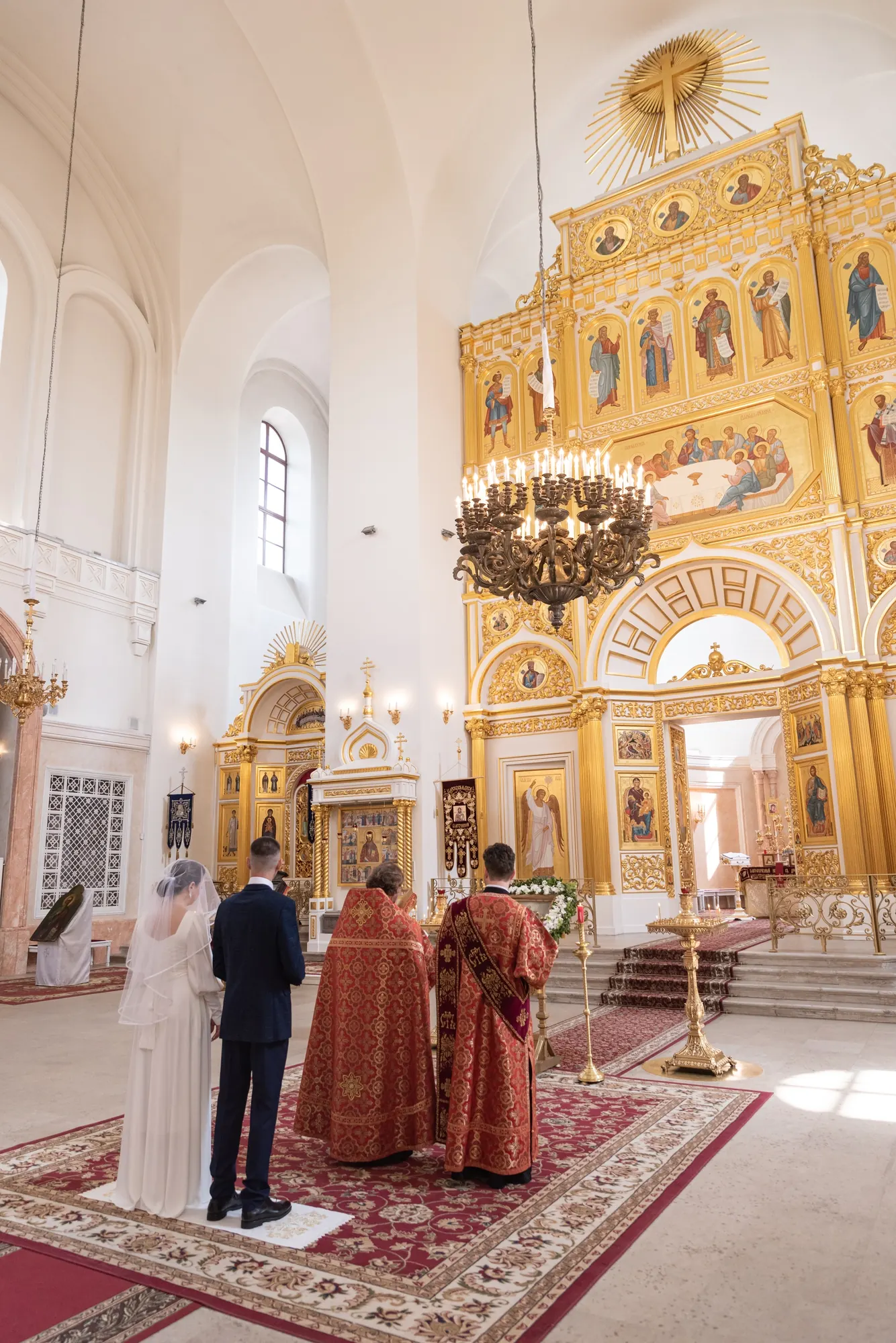 Общий план венчания в Екатерининском соборе